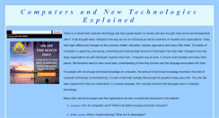 Desktop Screenshot of newtechnologysite.com